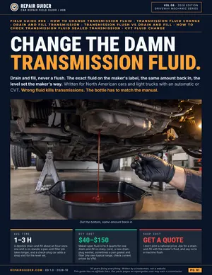 Change the Damn Transmission Fluid — Driveway Mechanic Series cover