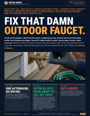Fix That Damn Outdoor Faucet — Home Repair Field Guides cover