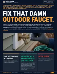 Fix That Damn Outdoor Faucet cover