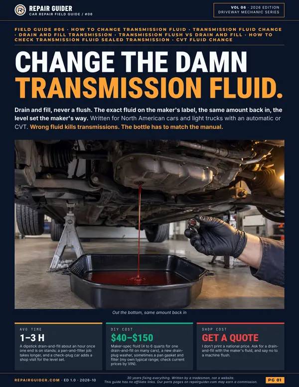 Change Transmission Fluid: Drain and Fill — Driveway Mechanic Series cover