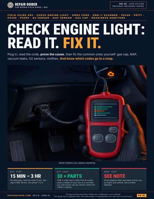 Check Engine Light: Read the Code, Fix the Cause — Driveway Mechanic Series cover