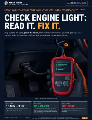 Check Engine Light: Read the Code, Fix the Cause cover