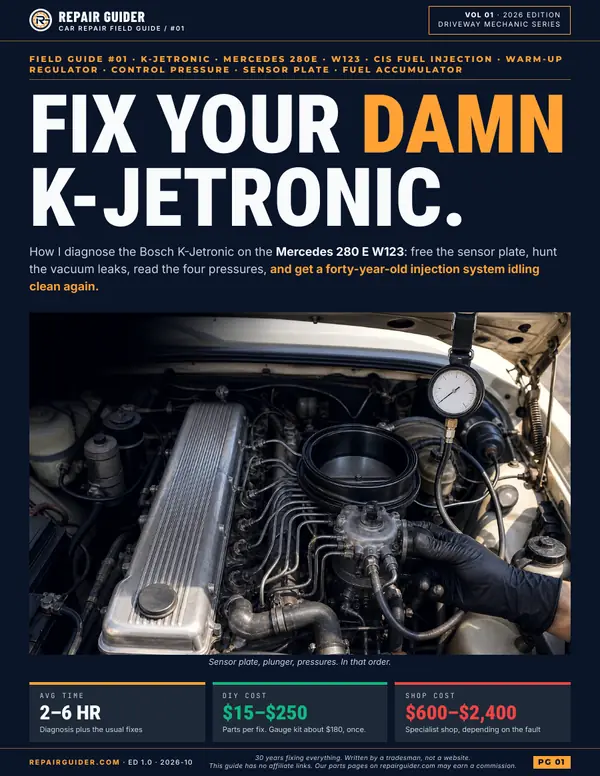 Mercedes 280E K-Jetronic Troubleshooting — Driveway Mechanic Series cover
