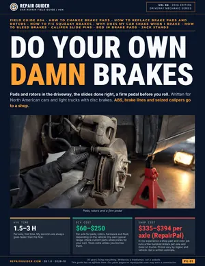 Replace Brake Pads and Rotors cover