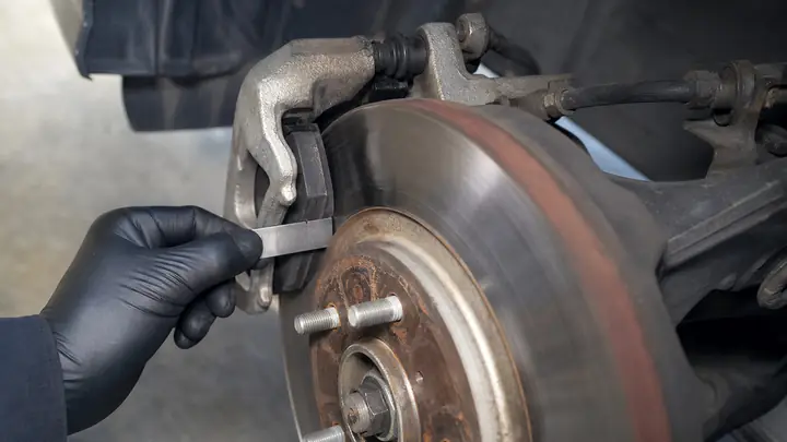 Measure what's left on the pads